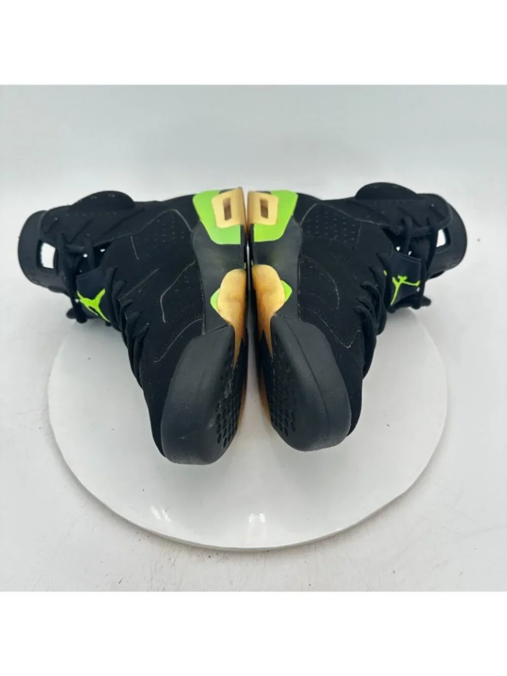 Nike Air Jordan 6 Retro Men Size 10 CT8529-003 Black Electric Green Shoes